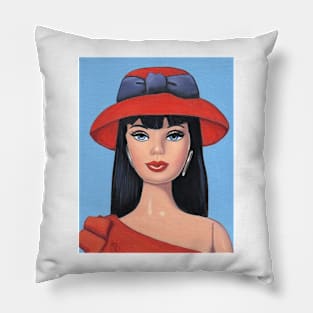 Steffie in Red Pillow