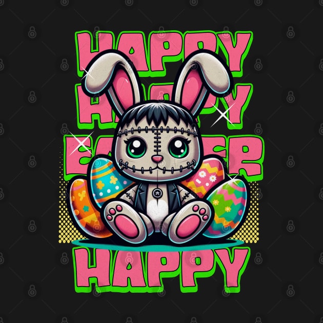 easter bunny card by Rooftrabelbo