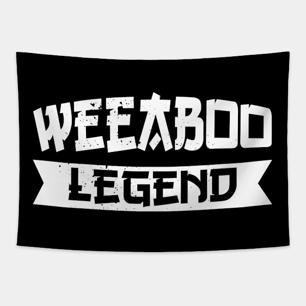 Weeaboo Legend Weeb Trash Otaku Gifts Tapestry by Alex21