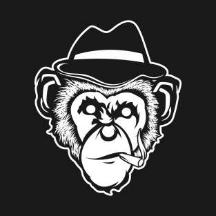 Monkey Head Smoking T-Shirt