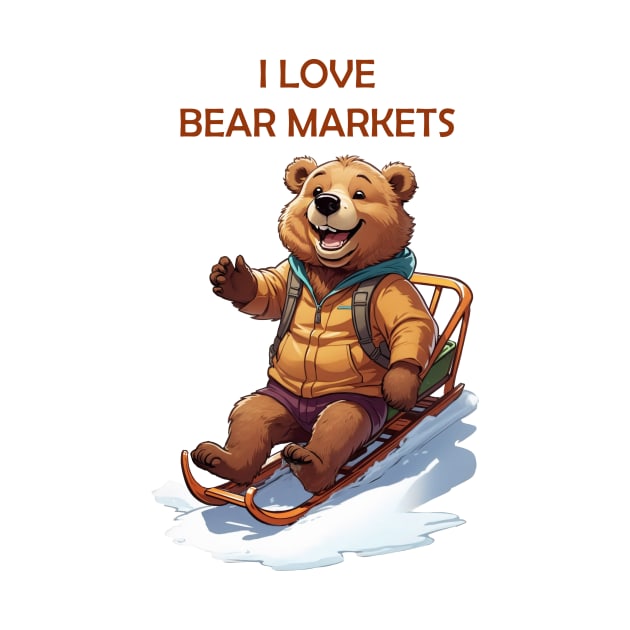 Cute Bear Market Bear Design by NordicBadger