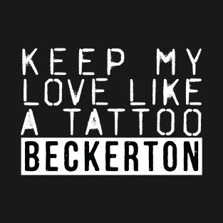 Beckerton Love Tattoo Inverse T-Shirt