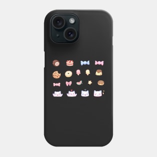 Pastel Set 3 - Sweets and cats Phone Case