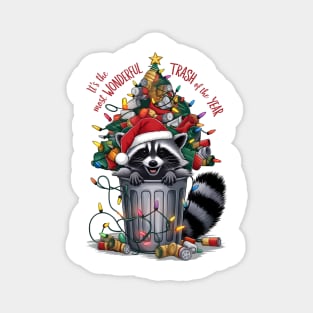 It’s the Most Wonderful Trash of the Year Raccoon Pun Magnet
