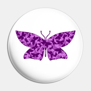 Veil of Butterflies, Purple Pin