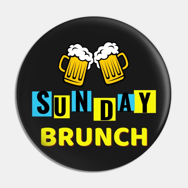 Sunday Brunch Drinking / Sunday Brunch Drinking Funny Pin by Famgift