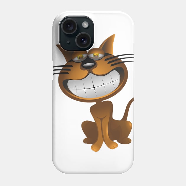 The feisty cat Phone Case by Stefan s