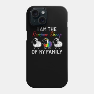 The Rainbow Sheep Of My Family Parents Support Pride Lgbt Phone Case