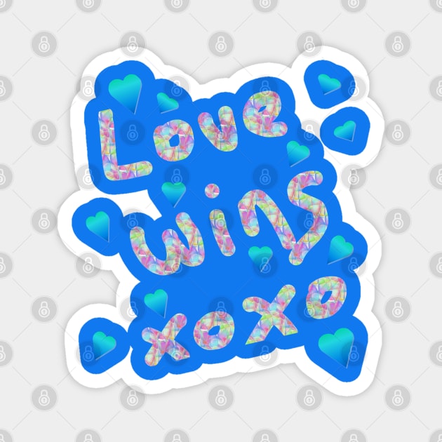 Love Wins Magnet by Nicole's Nifty Shop