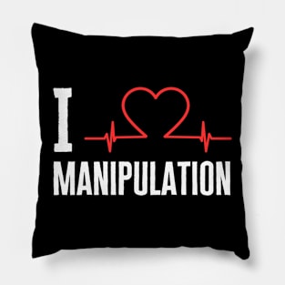 I Heart Manipulation Pillow