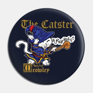 Fantasy Kittens Serie: the Catster - wizard cat, sorcerer, magic Pin