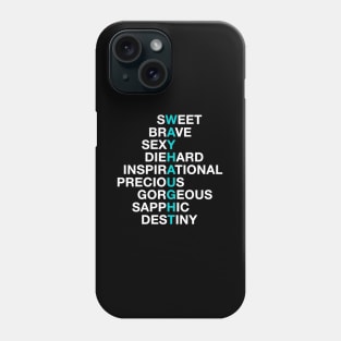 Wayhaught Word Tree Phone Case