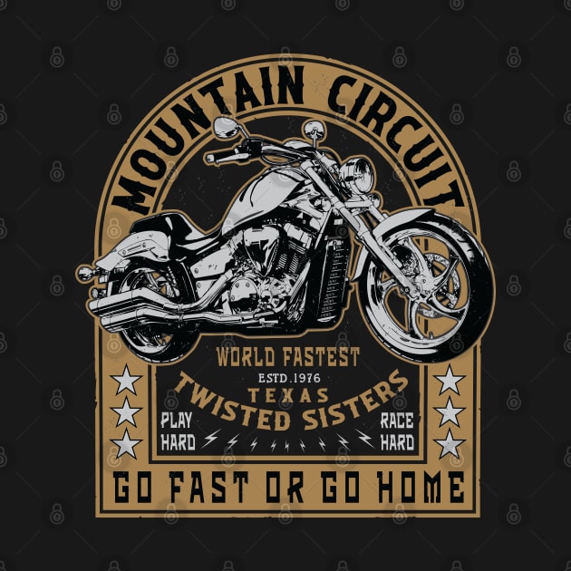 Retro Twisted Sisters Mountain Circuit by Vintagety