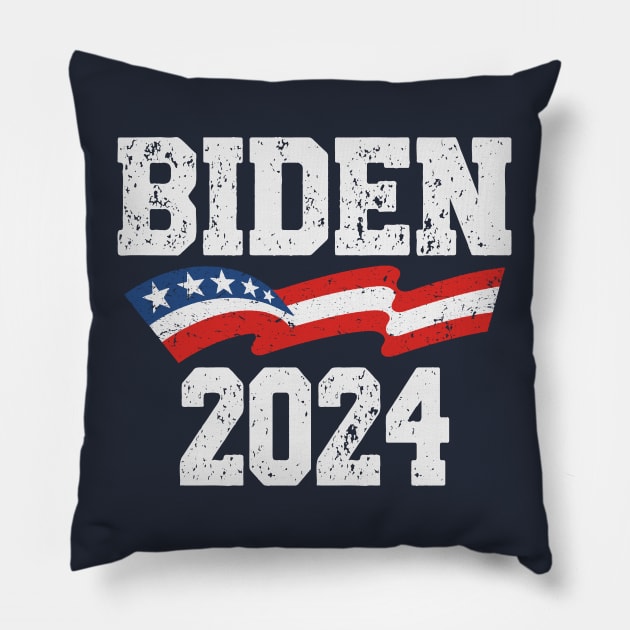 Biden 2024 Pillow by Etopix