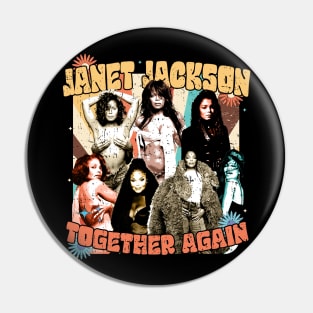 Janet Jackson Vintage Tour Concert Pin