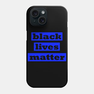 Black Power (Blue) Phone Case