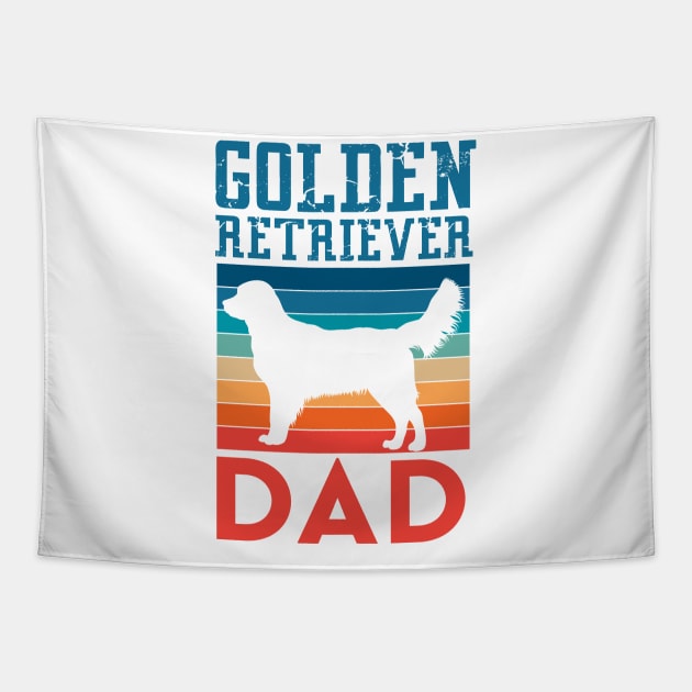 Golden Retriever Dad Tapestry by DogFav