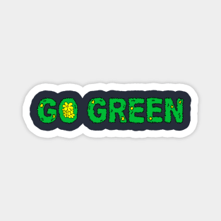 GO GREEN Magnet