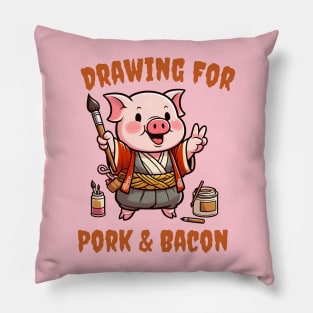Piggy artist Pillow