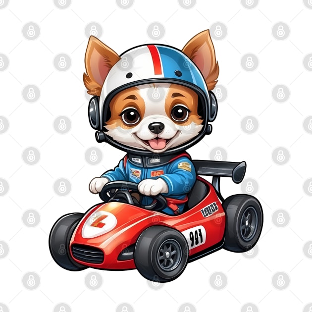 Cute Dog Racer by Leon Star Shop