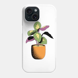 Potted Calathea Plant Phone Case