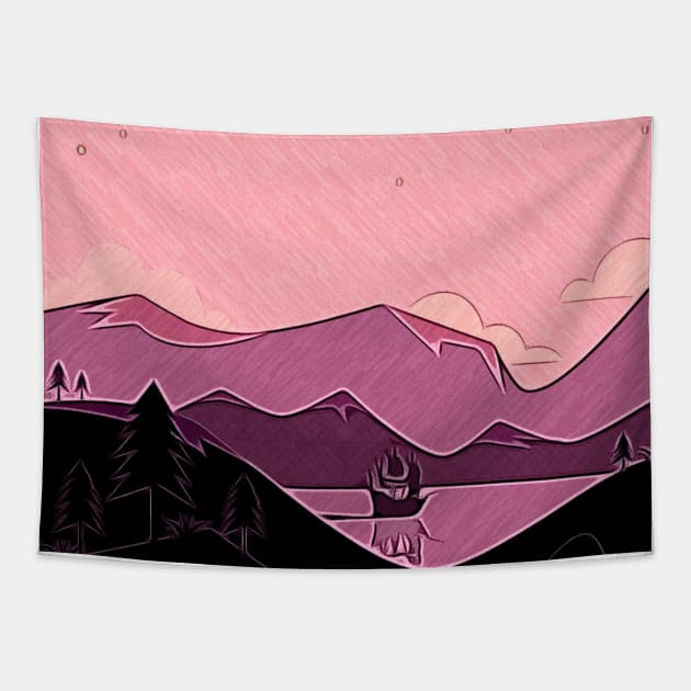 Landscape Tapestry by MarcyRangel