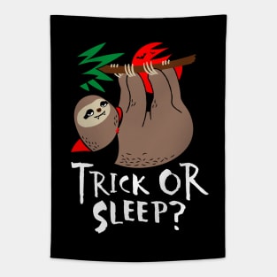 Sloth Costume Halloween Trick or Sleep? Tapestry