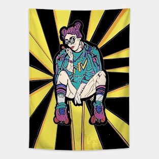 Derby Girl Tapestry