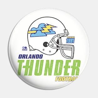 Distressed Orlando Thunder Football Pin