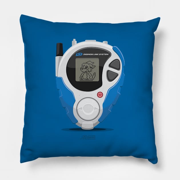 DIGIVICE D-3 VEEMON Pillow by ARVwerks