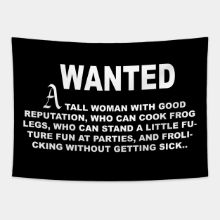 WANTED Tapestry