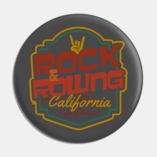 Rock n Rolling California Pin