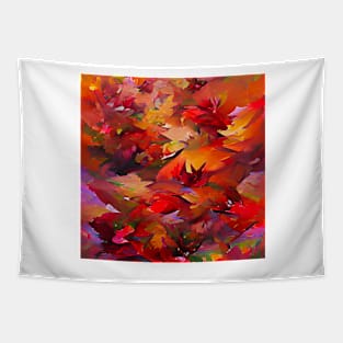 Aesthetic Autumn Leaves Tapestry