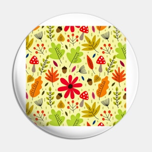 Autumn Pattern Pin