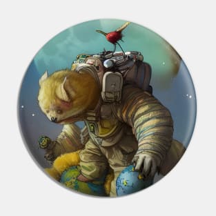 Space Bear Pin