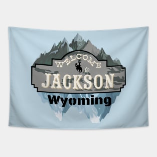 The Jackson Hole Exclusive Wyoming Snow Lovers Tapestry