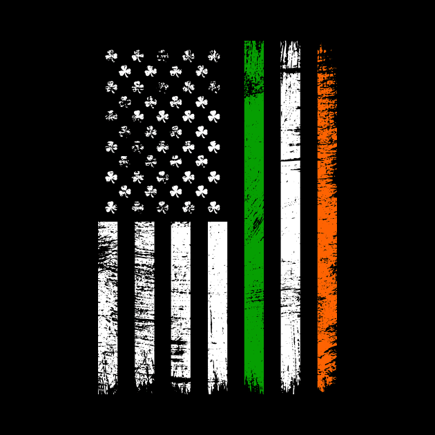 St Patricks Day American Flag Ireland by oyshopping