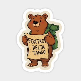FDT Resist Bear, Anti Trump, National Parks Forest Service - Foxtrot Delta Tango Magnet