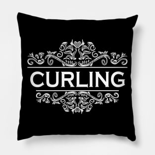 Sports Curling Pillow