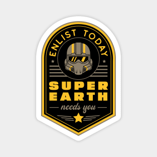 Super Earth Needs You Magnet