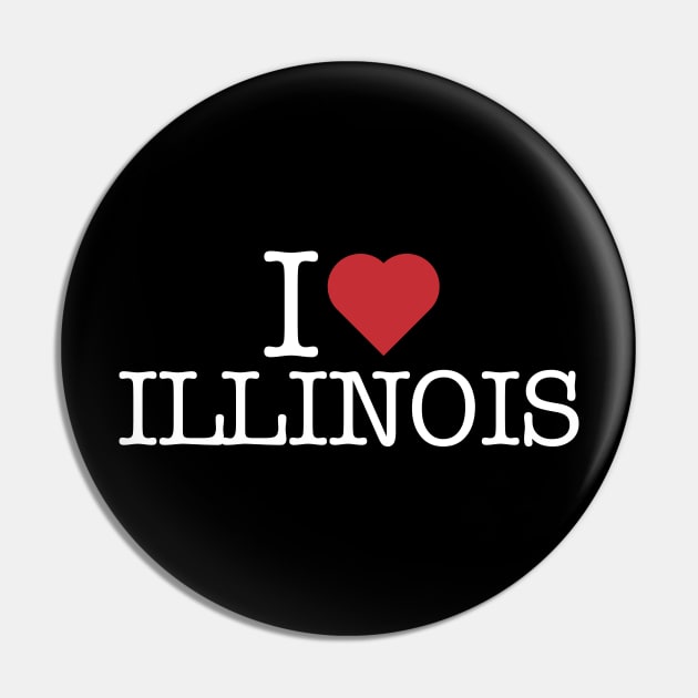 I love Illinois Pin by BK55