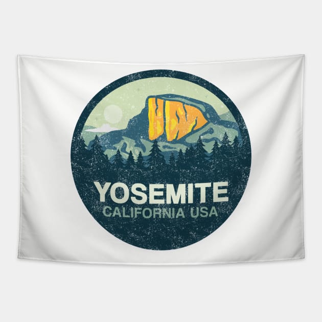 Yosemite National Park Tapestry by PaletteDesigns