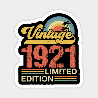 Retro vintage 1921 limited edition Magnet