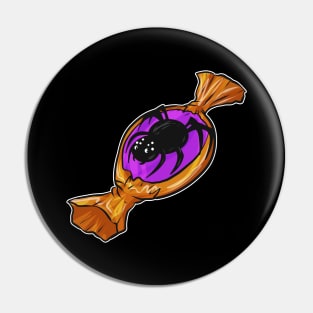 Sweet Sweets Bonbon with Spider Halloween Pin