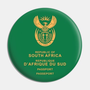 South Africa passport Pin