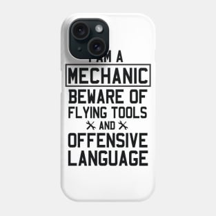 Mechanic tools offensive language Phone Case