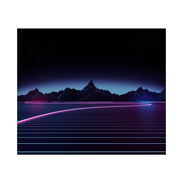 Outrun Mountains by AxiomDesign