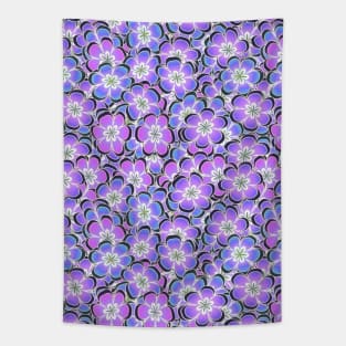 Purple Flowers Tapestry