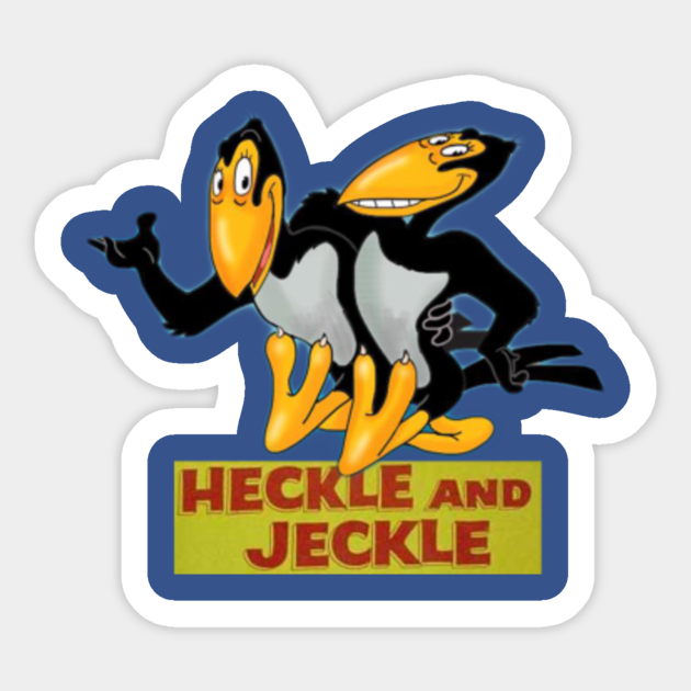 Heckle And Jeckle Black Crowes Sticker Teepublic Best collections of heckle and jeckle transparent png illustrations (3). teepublic