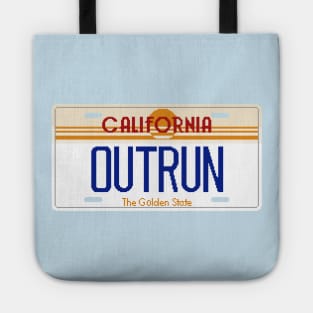 Outrun Plate 8-Bit Tote